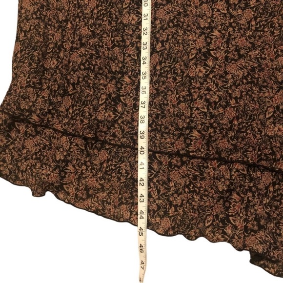 NWT Lane Bryant Dress V-Neck Asymmetrical Hem Floral Flowy Women’s Size 14/16 - Picture 7 of 7